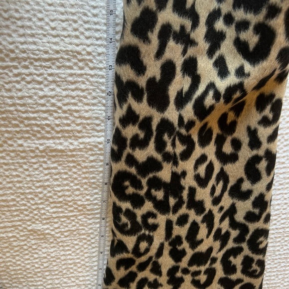 Leopard print faux fur swing coat by Lane Bryant, Size 18 - Picture 8 of 9